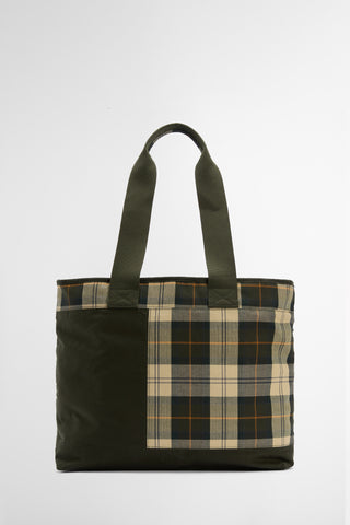 Mya Patchwork Tote Bag Sage/Ancient