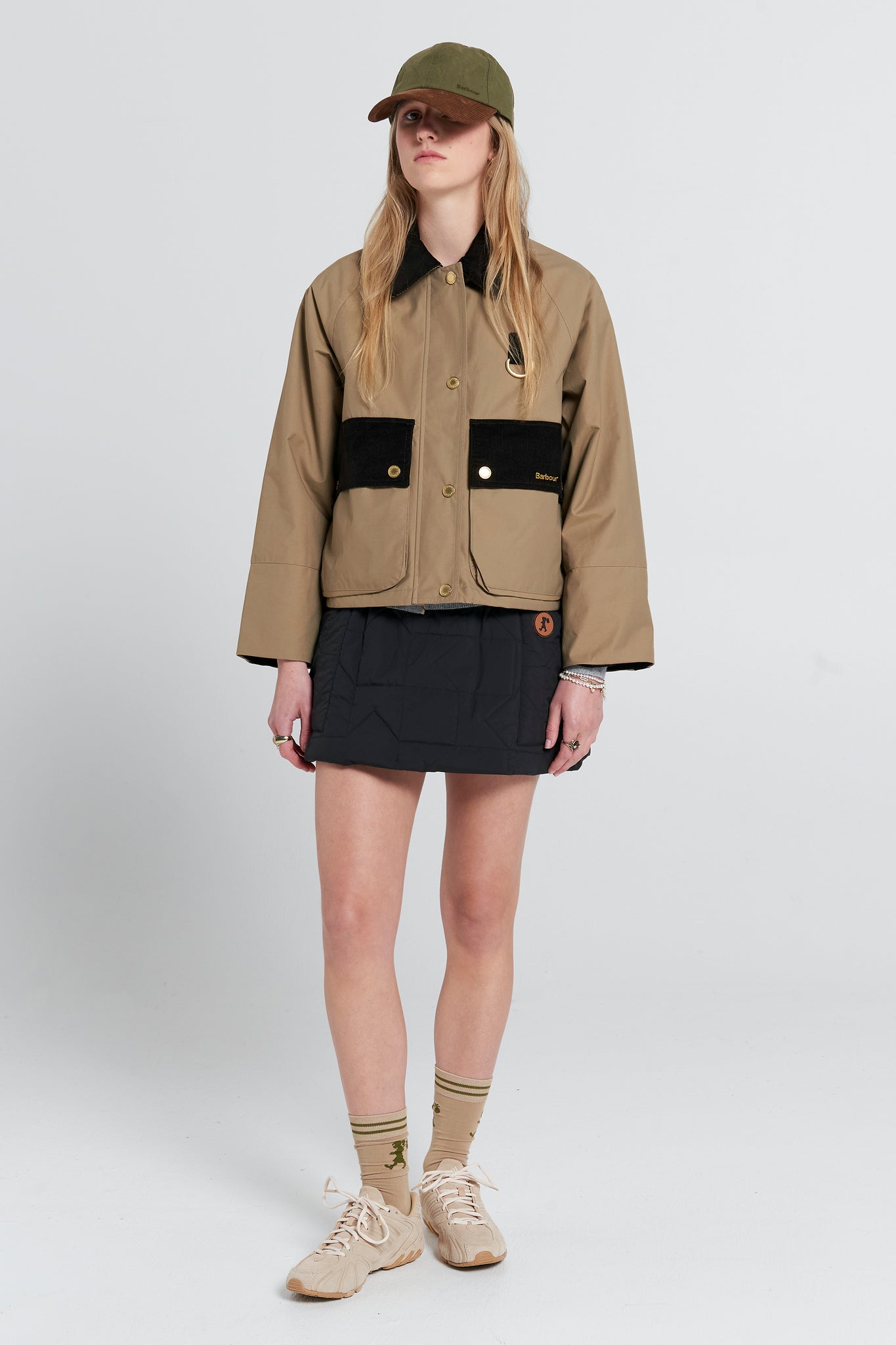 Phoebe Casual Jacket Military Brown