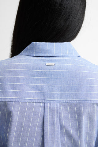 Avon Midi Dress Chambray/White Stripe