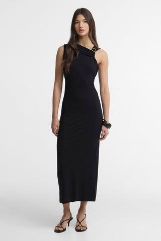 Cinzia Midi Dress Black