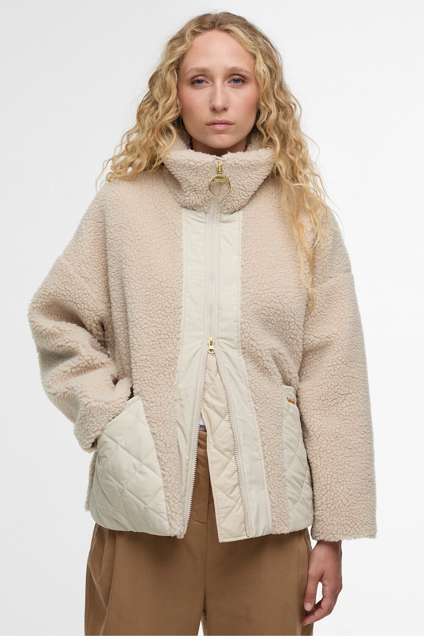 Brawby Fleece Silver Cloud/Oatmeal