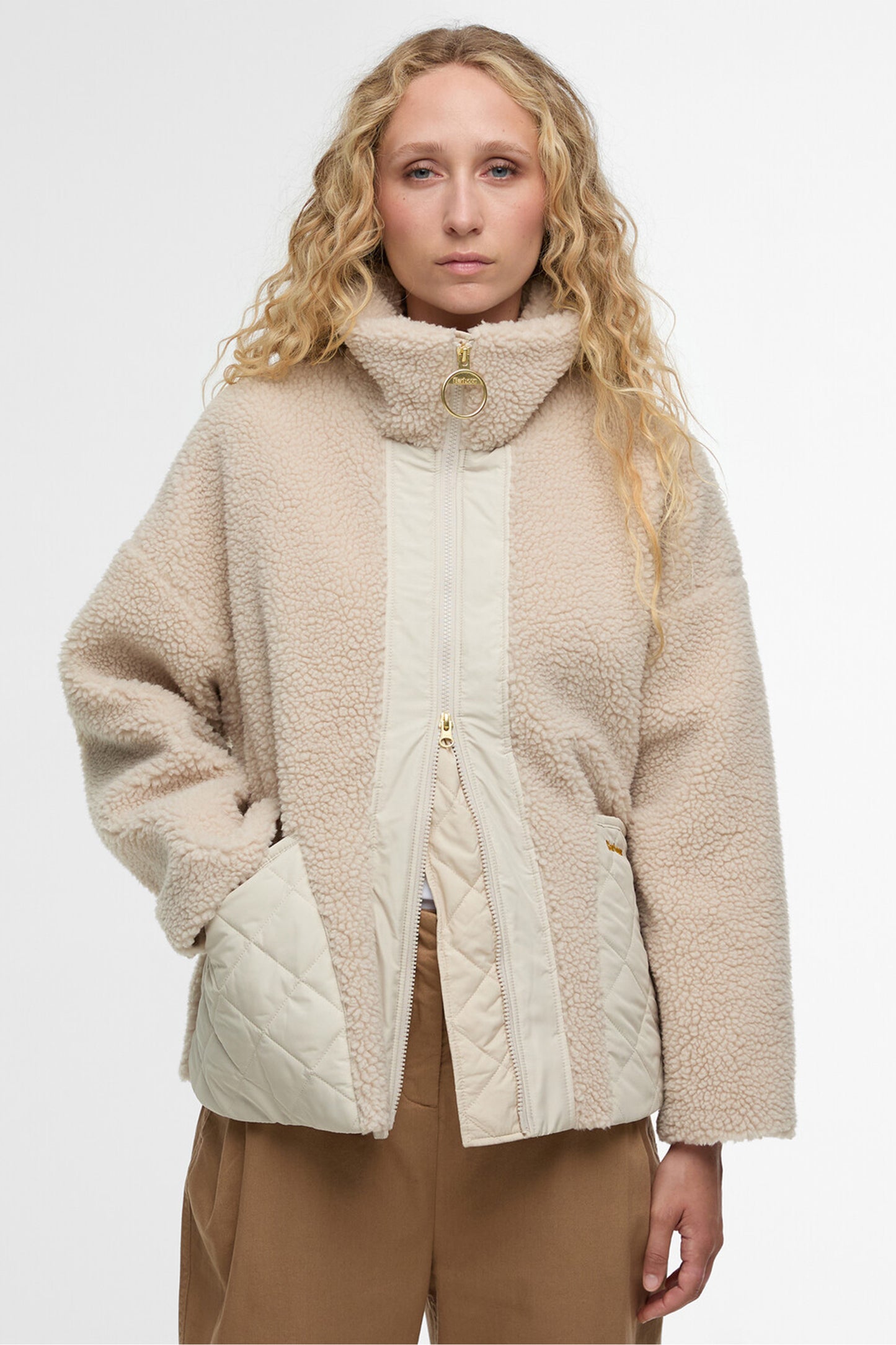 Brawby Fleece Silver Cloud/Oatmeal