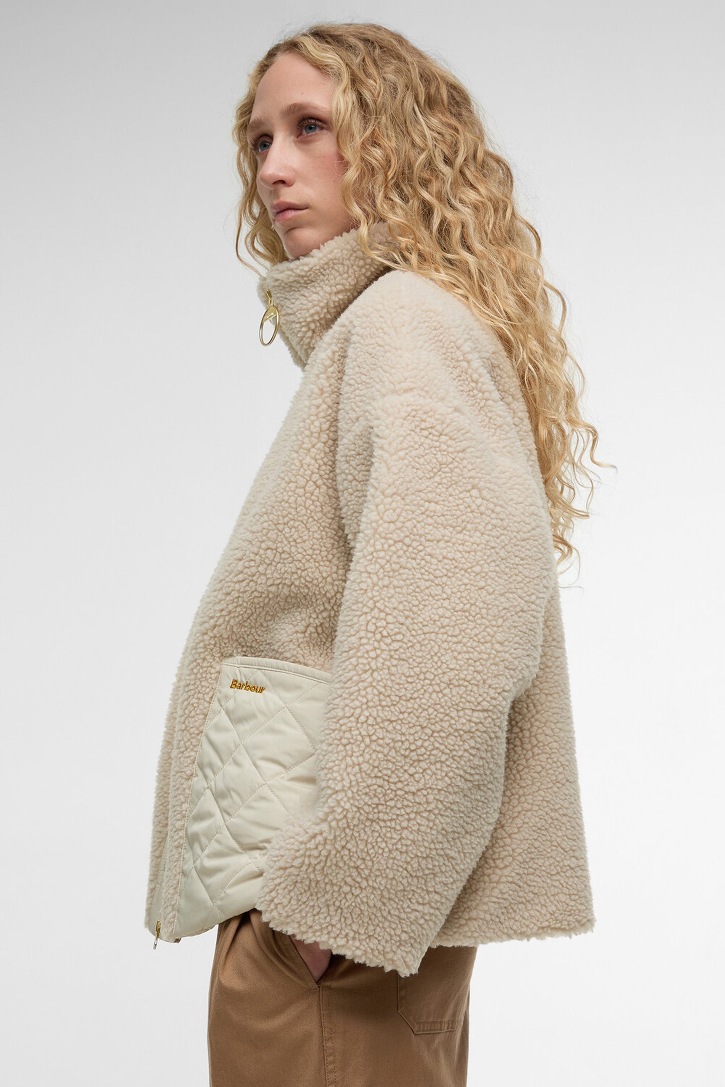Brawby Fleece Silver Cloud/Oatmeal