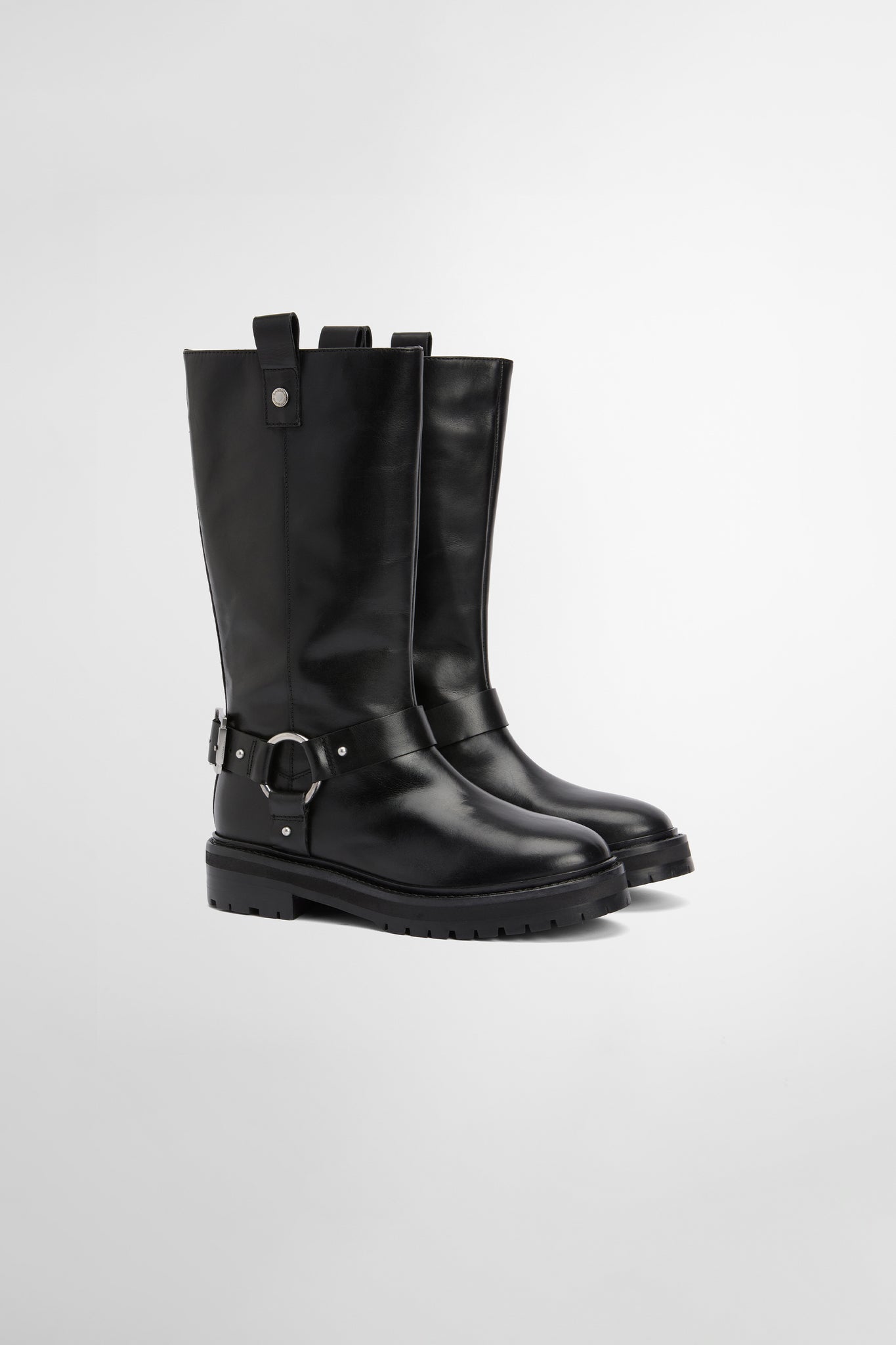 Freya Harness Boot Black