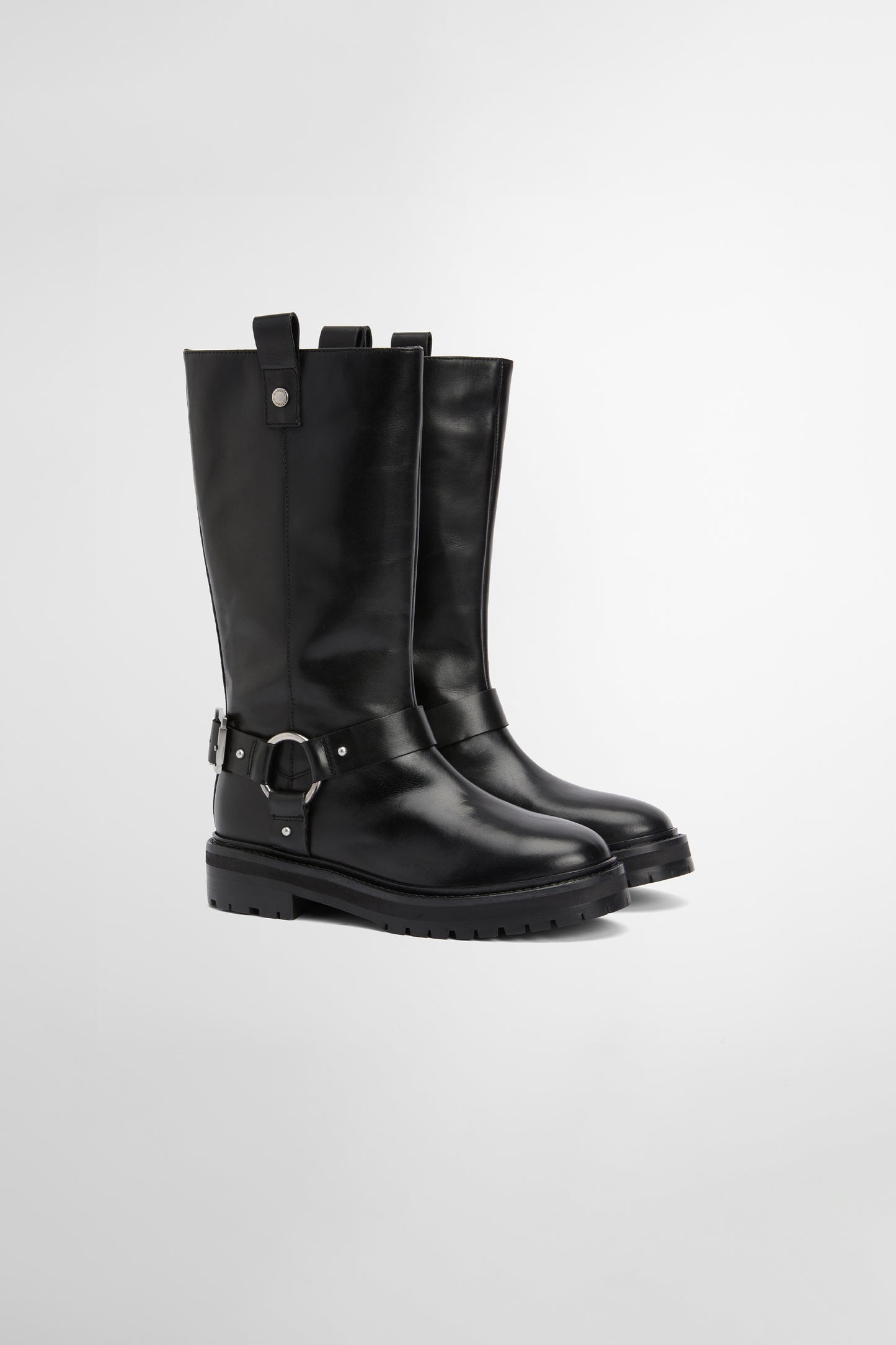 Freya Harness Boot Black