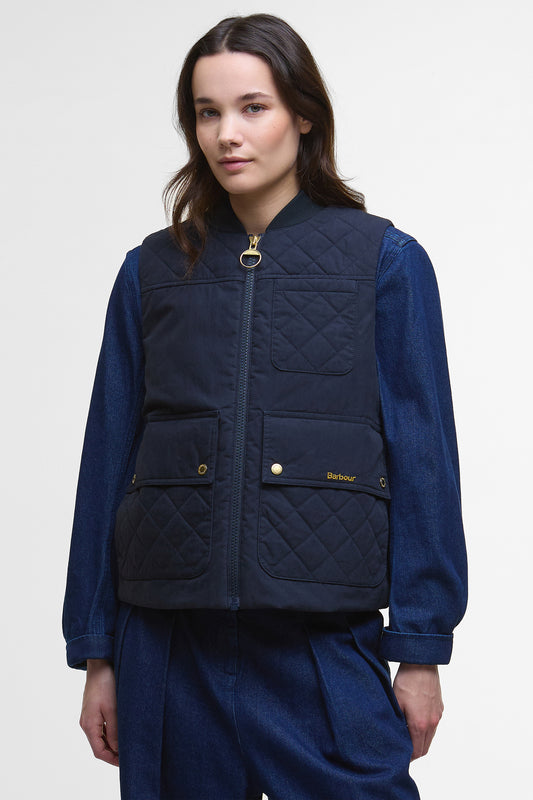 Theodora Gilet Dark Navy