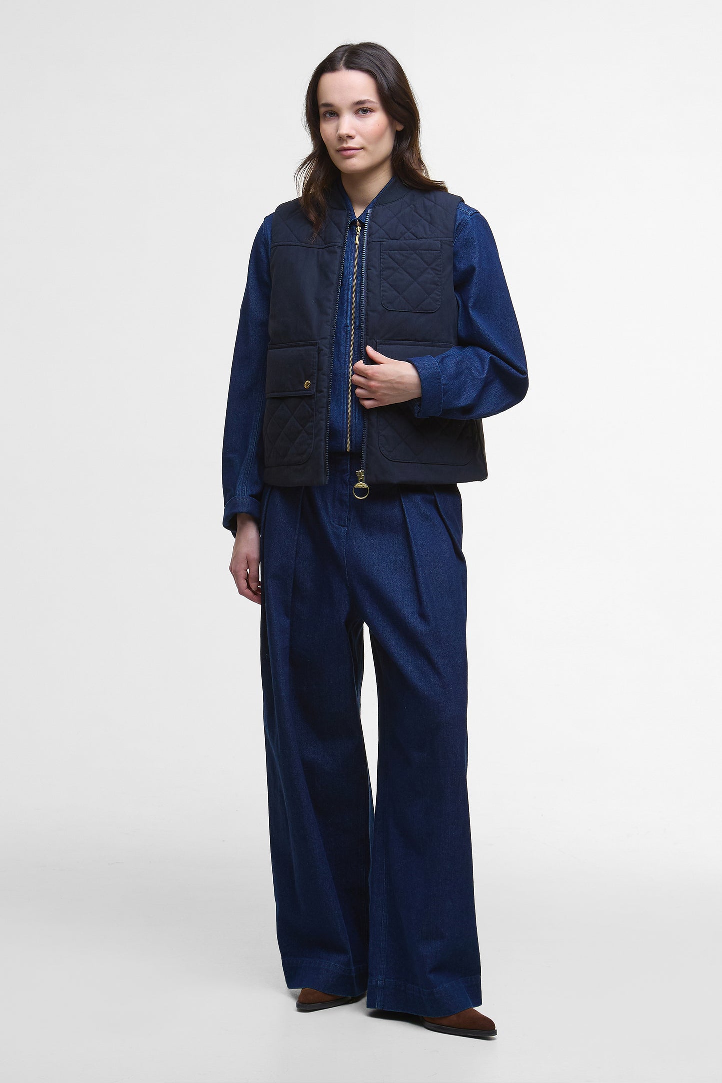 Theodora Gilet Dark Navy
