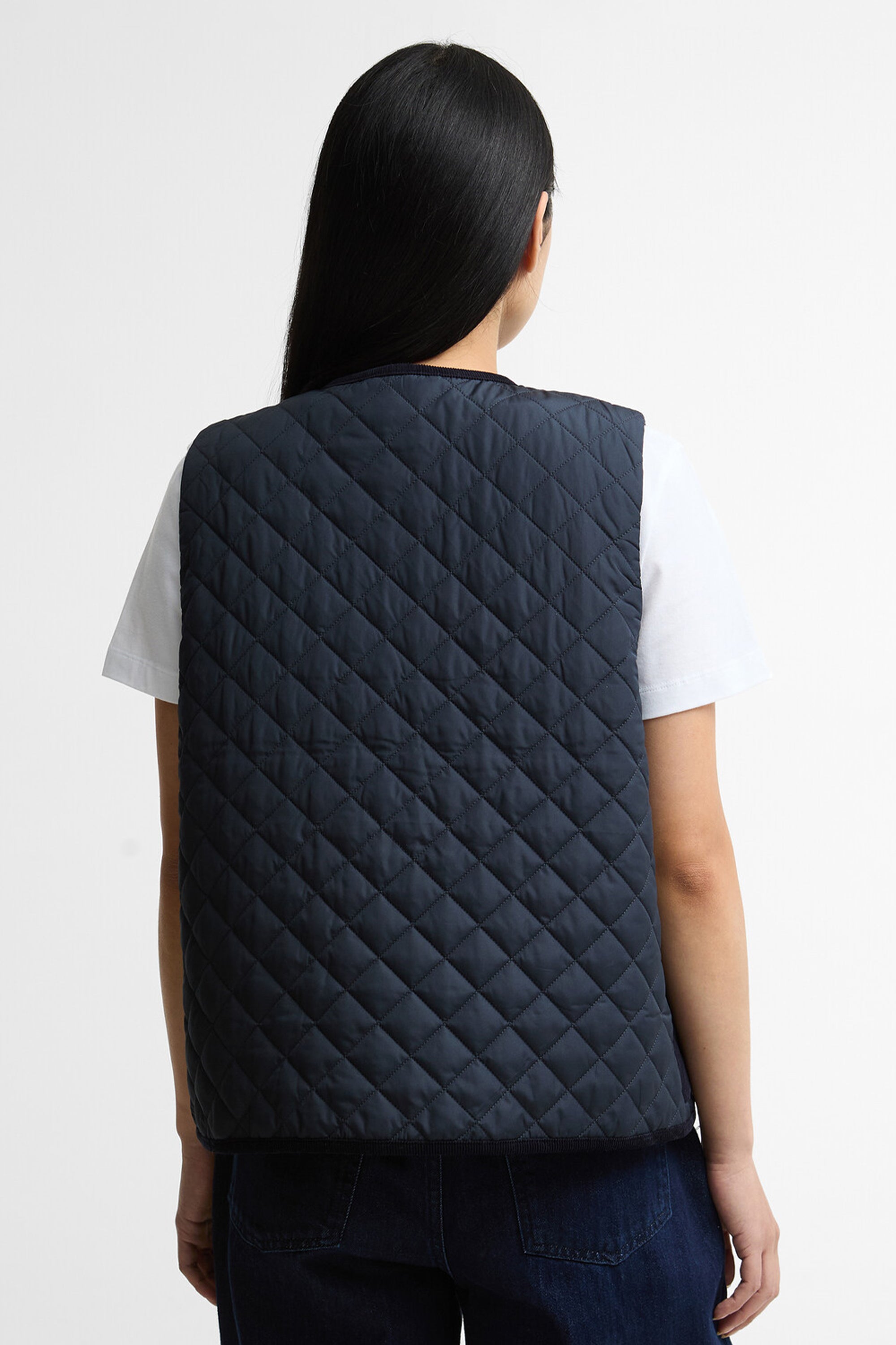 Thulby Quilted Gilet Dark Navy – Karen Walker