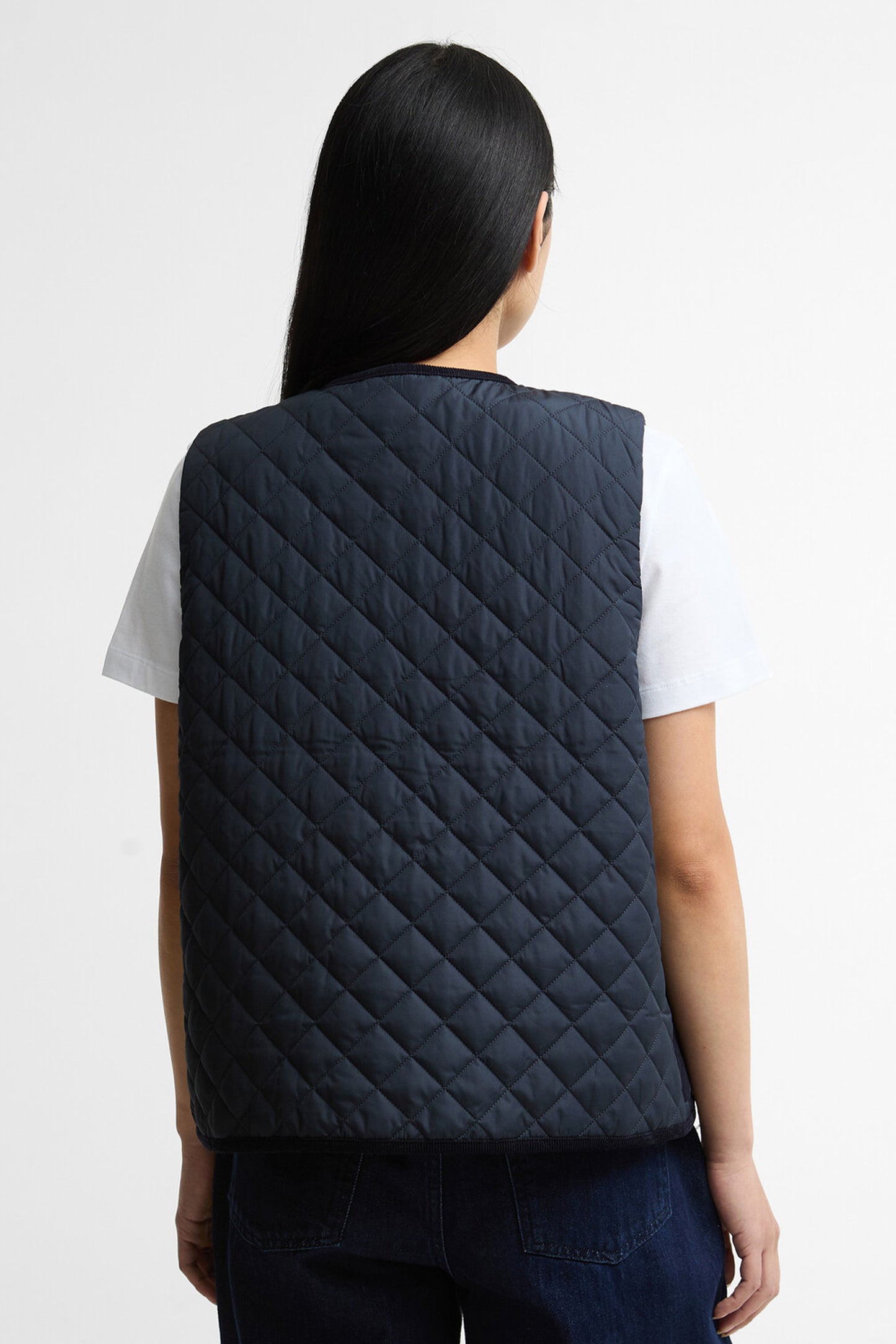 Thulby Quilted Gilet Dark Navy