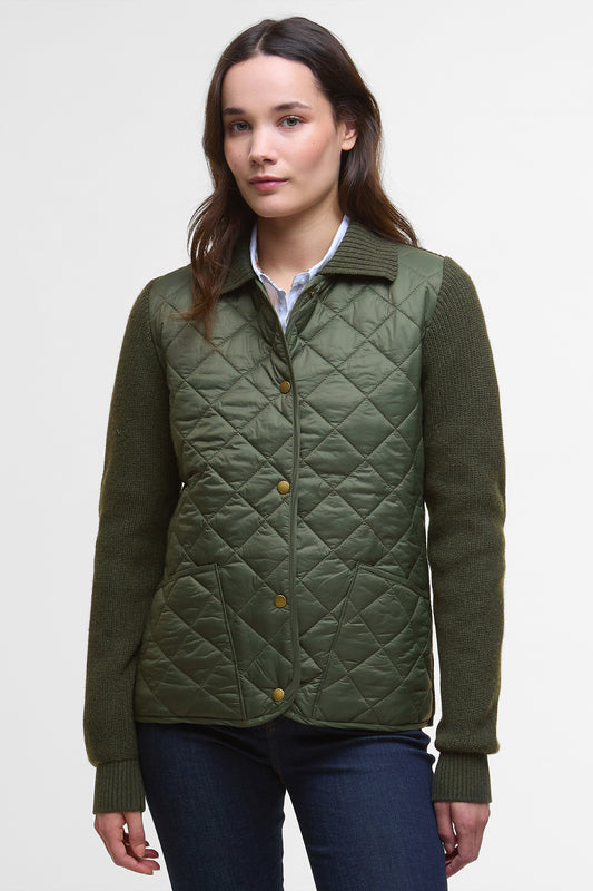 Allendale Knitted Cardigan Olive
