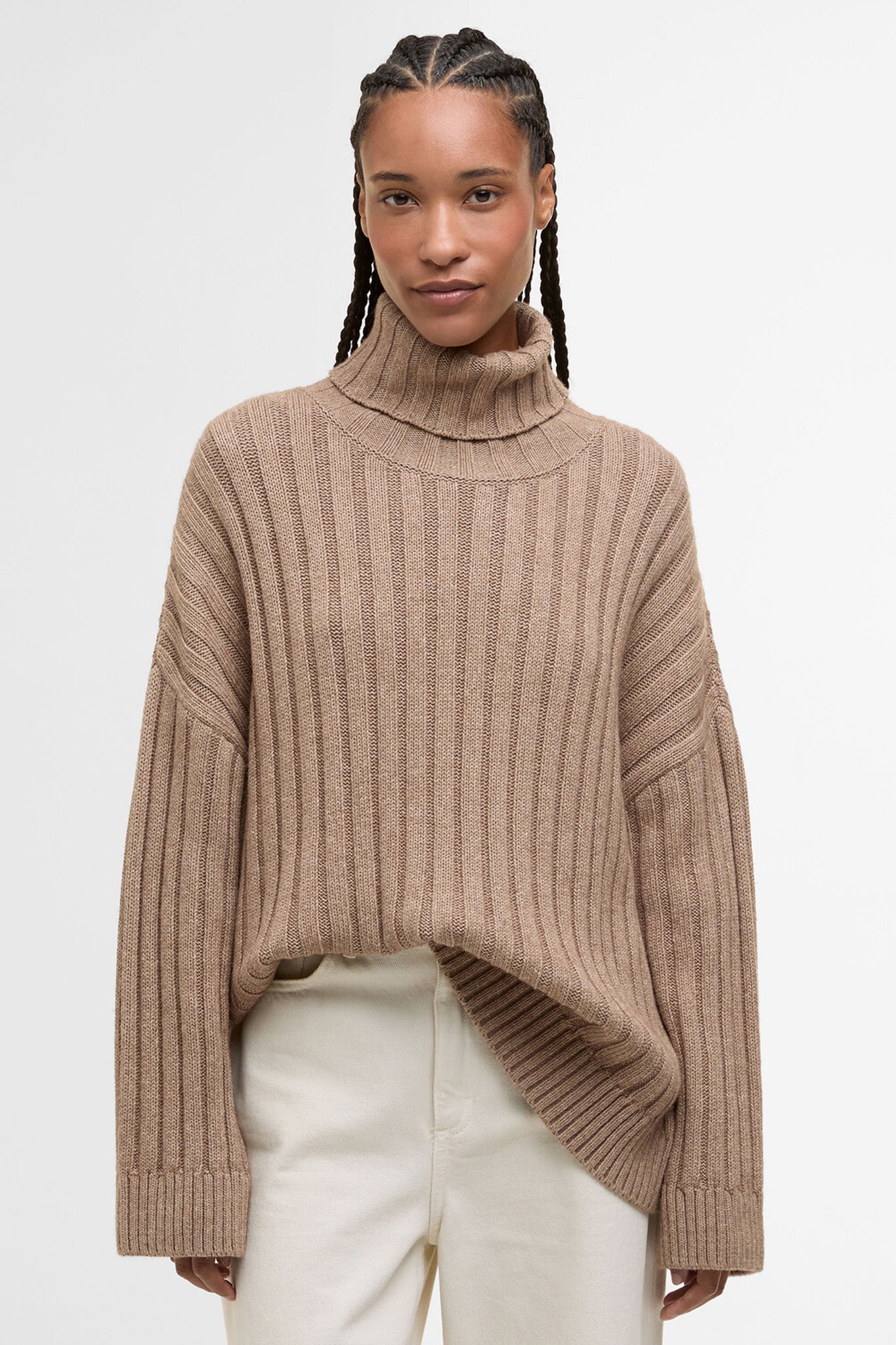 Maeve Knitted Jumper Fawn