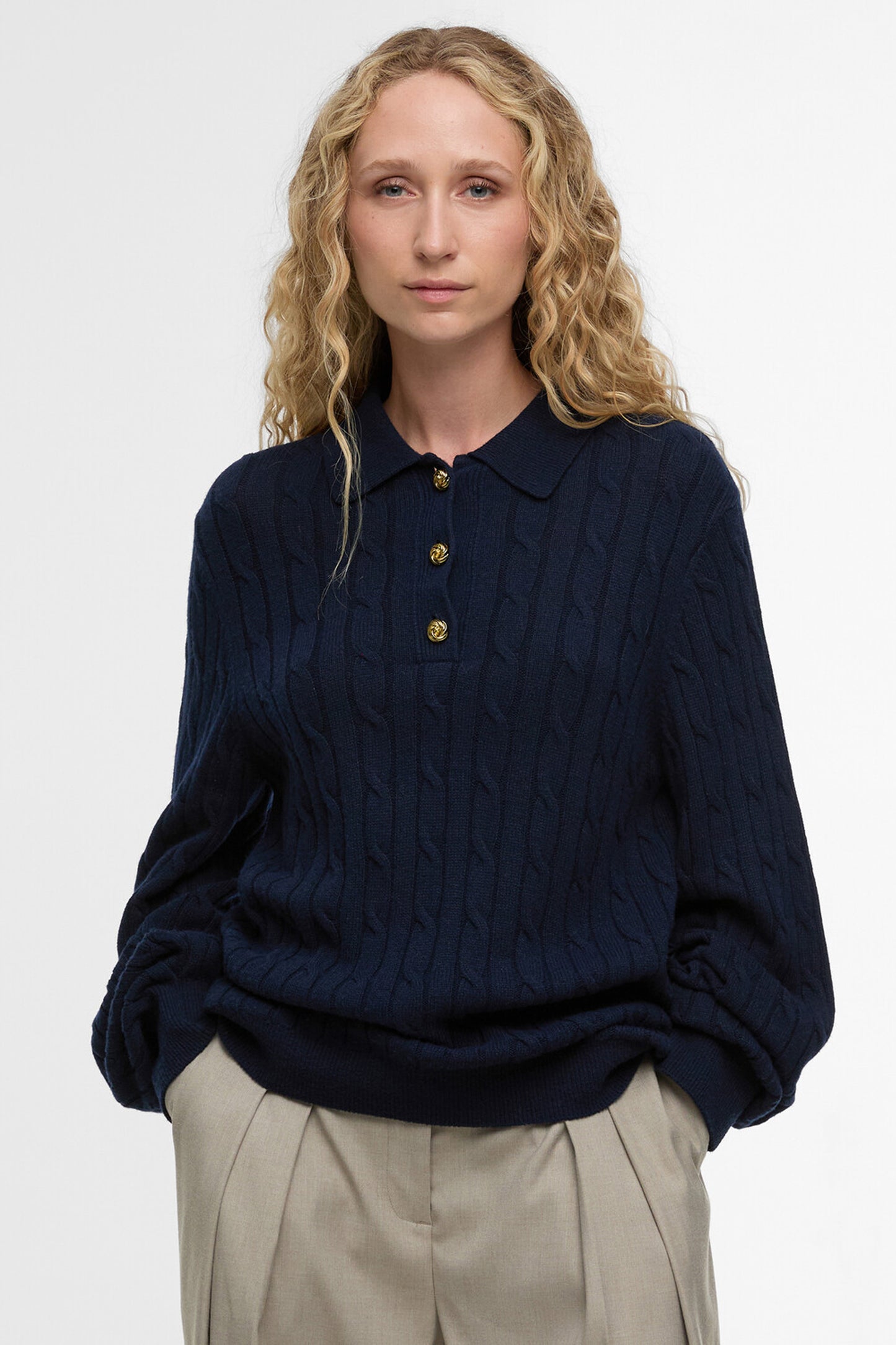 Evie Knitted Jumper Navy