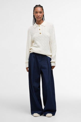 Evie Knitted Jumper Cloud