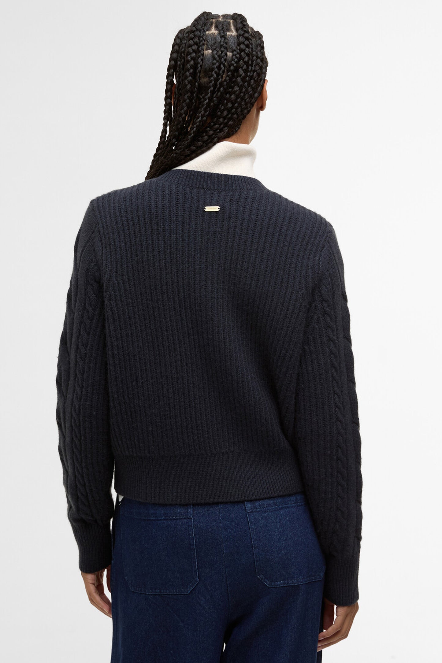 Elina Knitted Cardigan Dark Navy