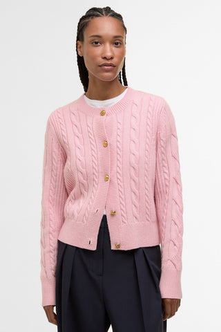 Elina Knitted Cardigan Cherry Blossom