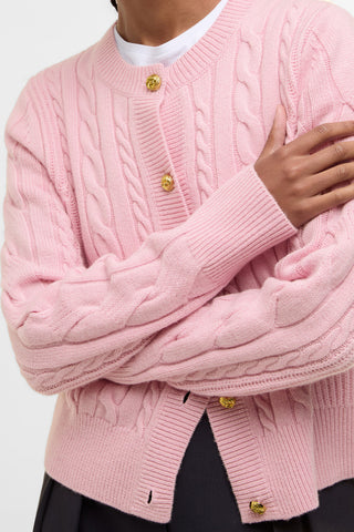 Elina Knitted Cardigan Cherry Blossom