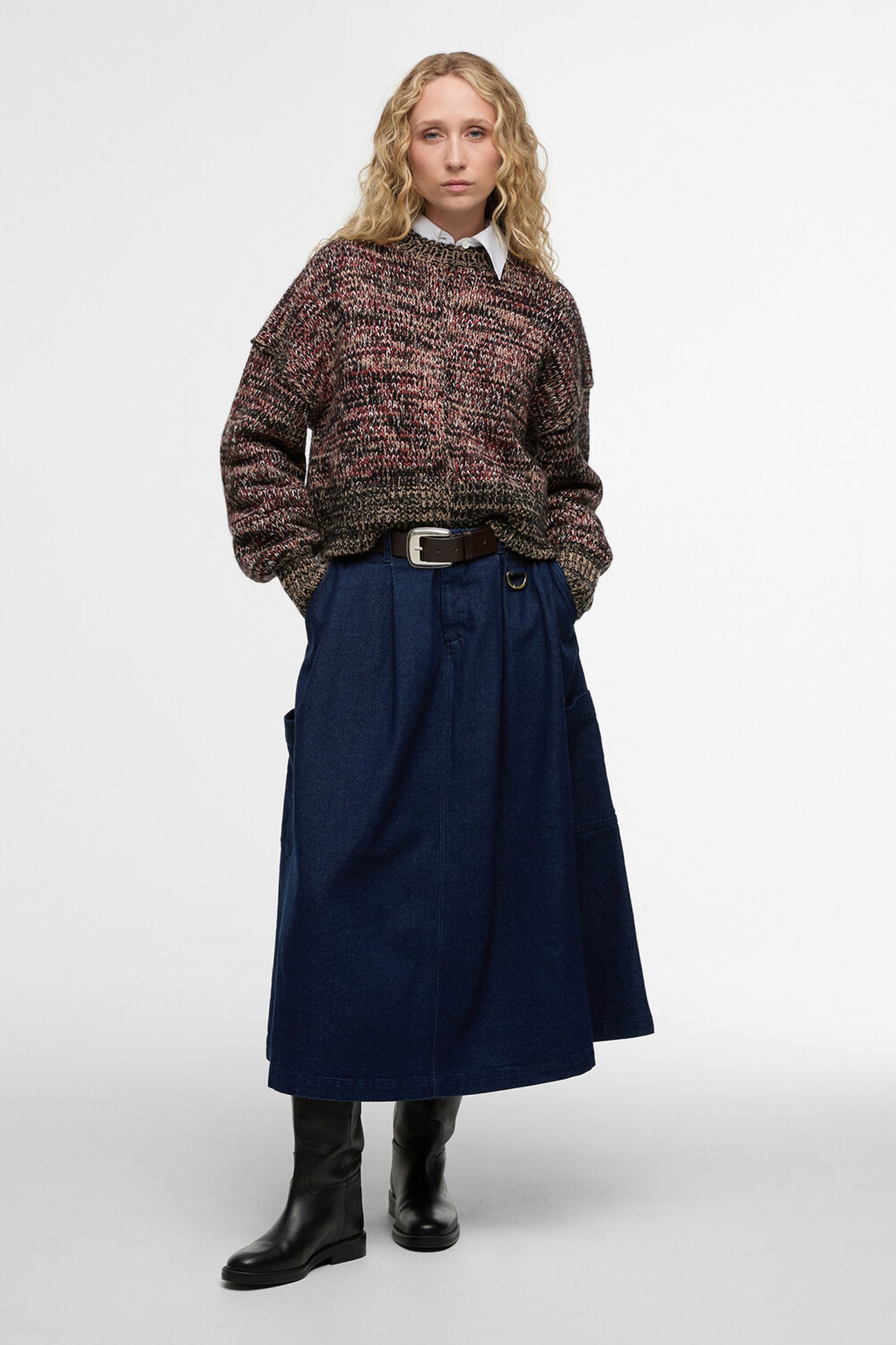 Saima Knitted Jumper Multi