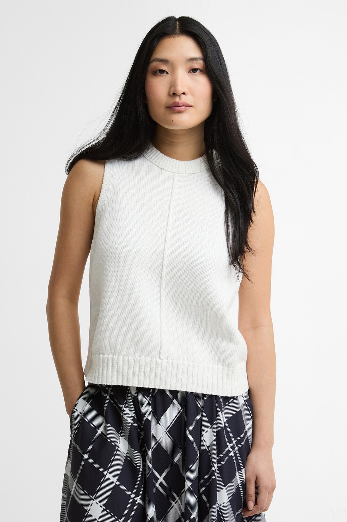 Avon Knitted Vest Cloud