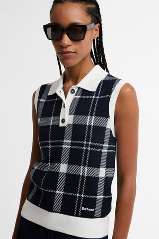 Allerdale Knitted Vest Multi Check