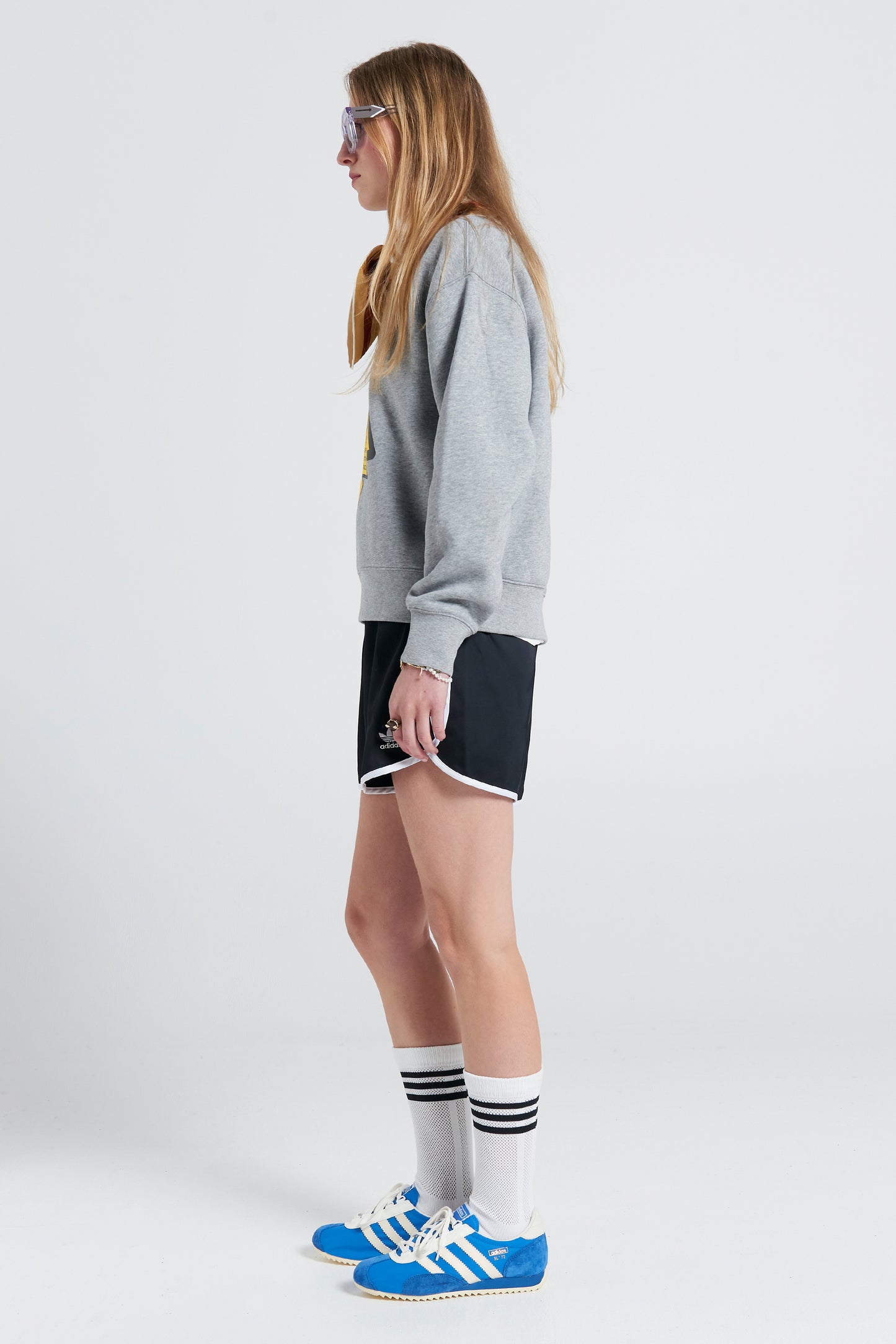 Life with Obstacles Crewneck Sweatshirt Grey Marle