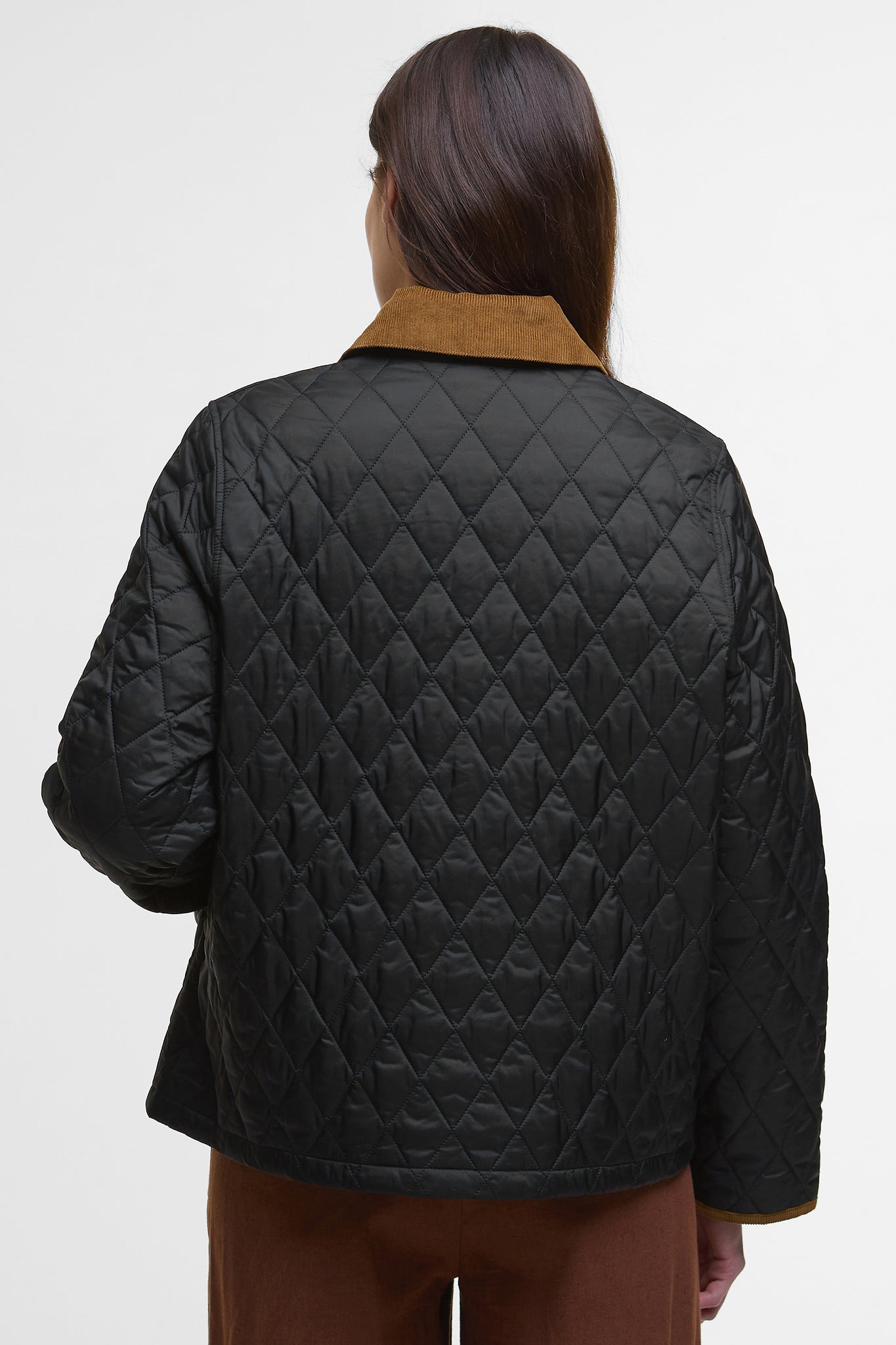 Icons Cropped Liddesdale Quilted Jacket Black/Classic