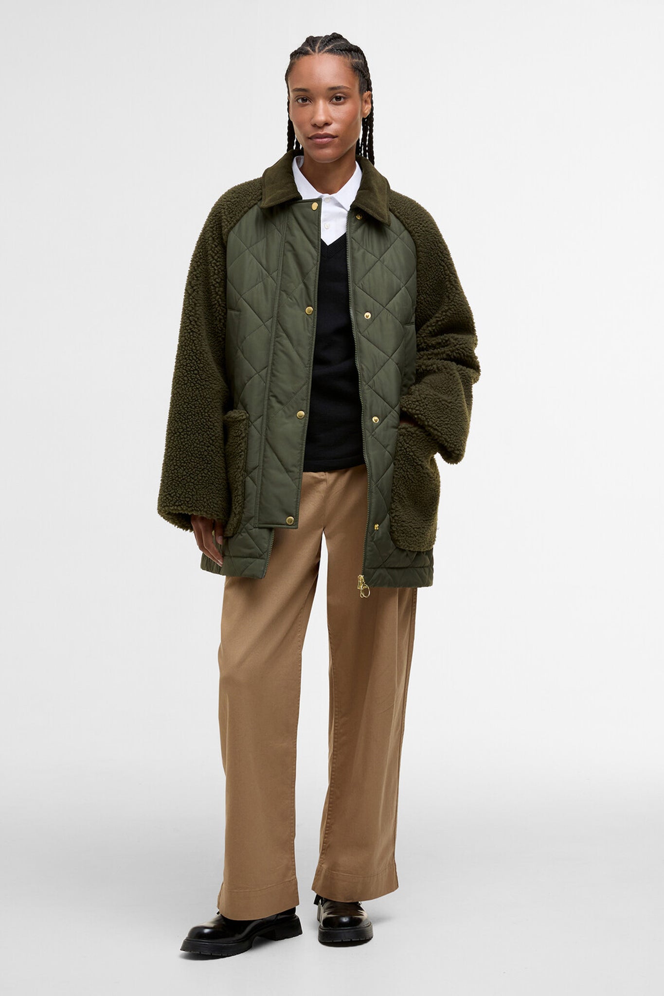 Barden Quilted Jacket Olive/Ancient