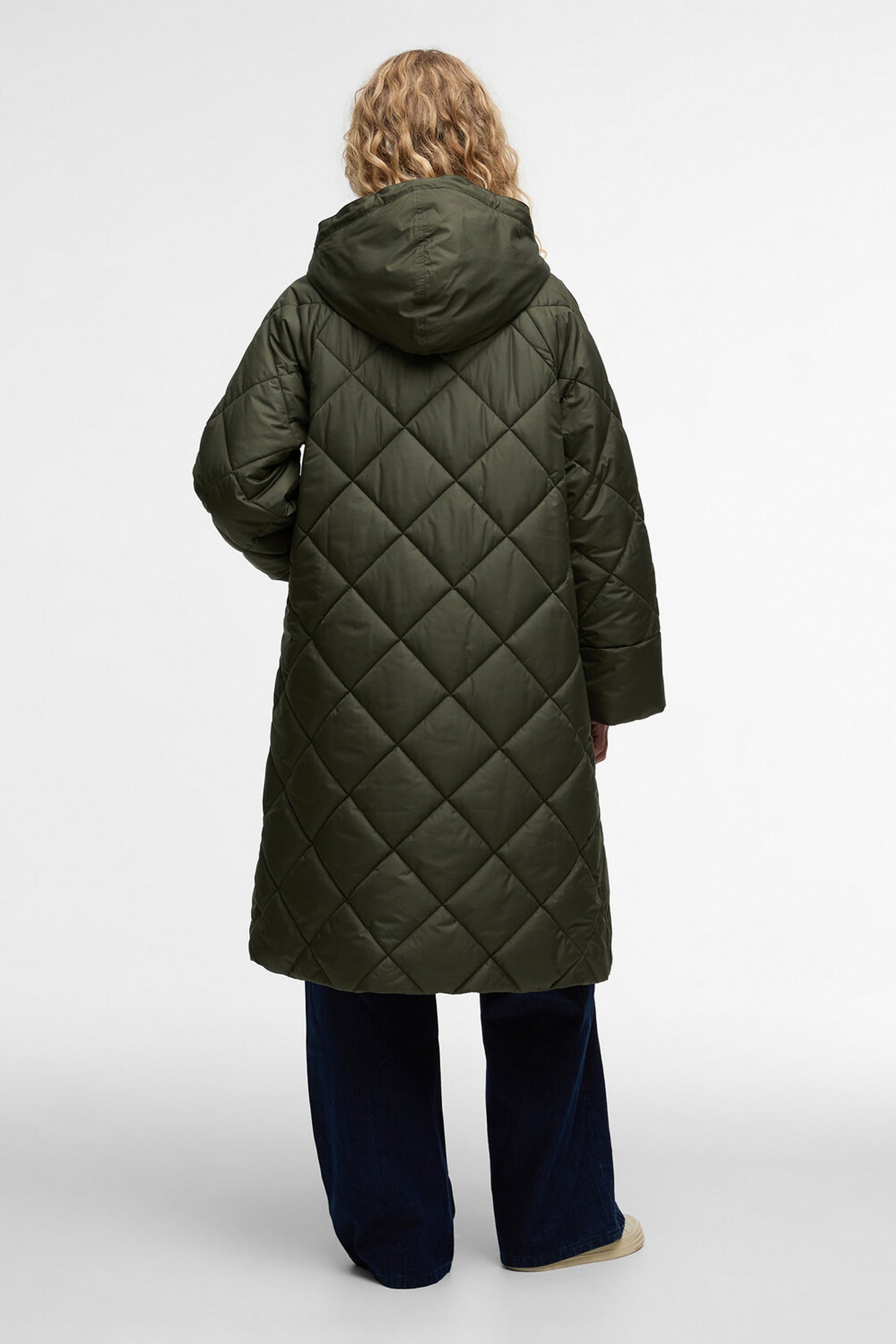 Braidley Quilted Jacket Olive/Ancient Tartan