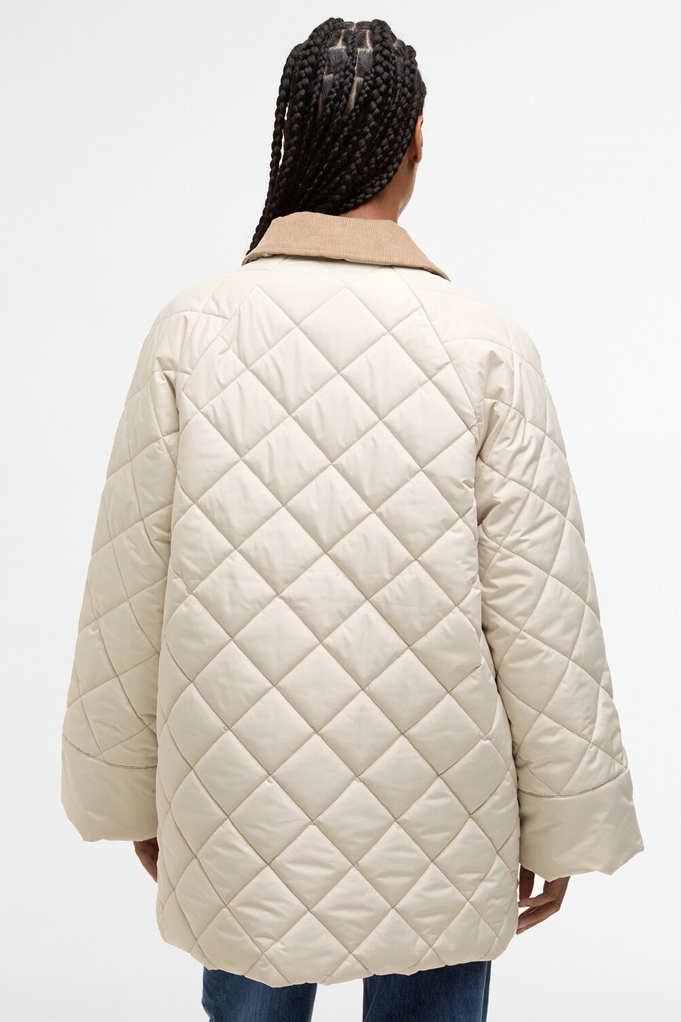Aldburgh Quilted Jacket Oatmeal/Ancient Tartan