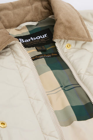Aldburgh Quilted Jacket Oatmeal/Ancient Tartan