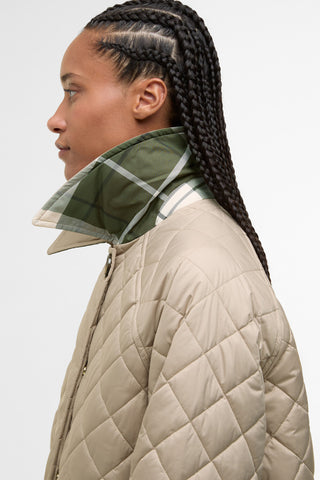 Laoise Quilted Jacket Honey/Ancient Poplar