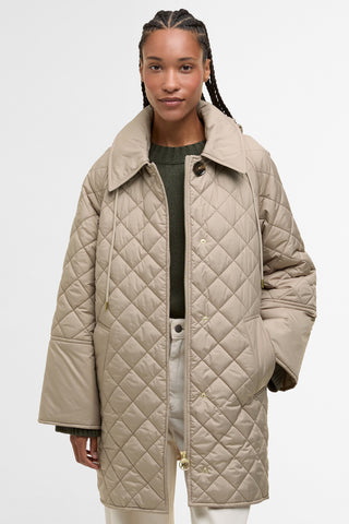 Cara Quilted Jacket Honey/Ancient Poplar