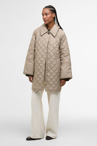 Cara Quilted Jacket Honey/Ancient Poplar