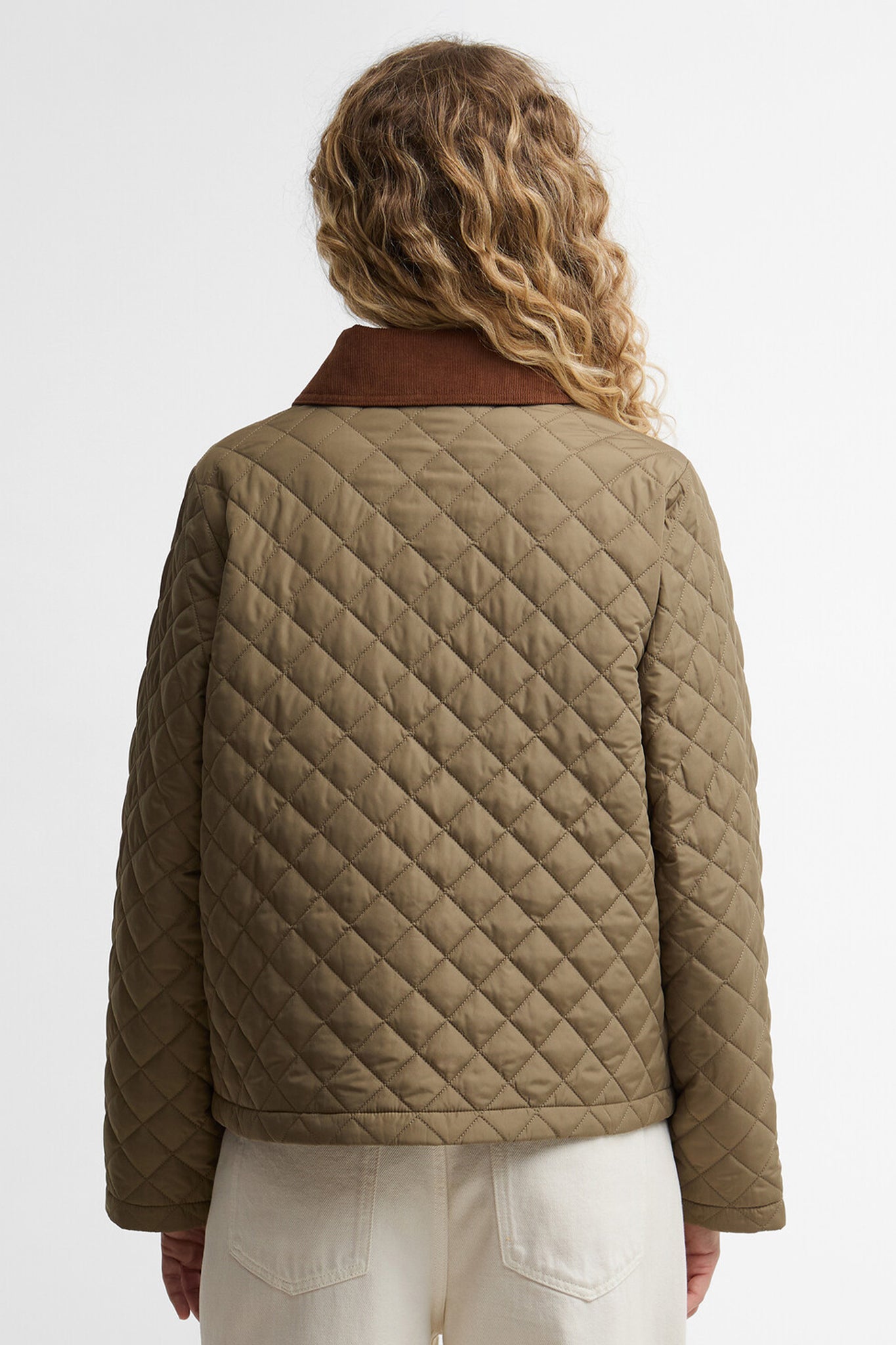 Aylesby Quilted Jacket Dusky Green