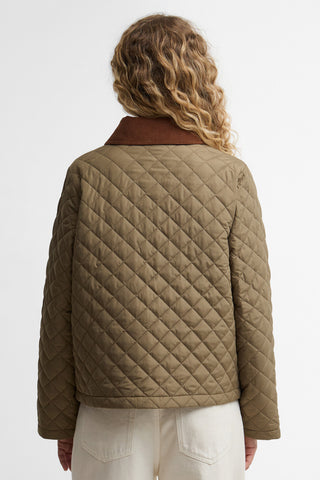 Aylesby Quilted Jacket Dusky Green