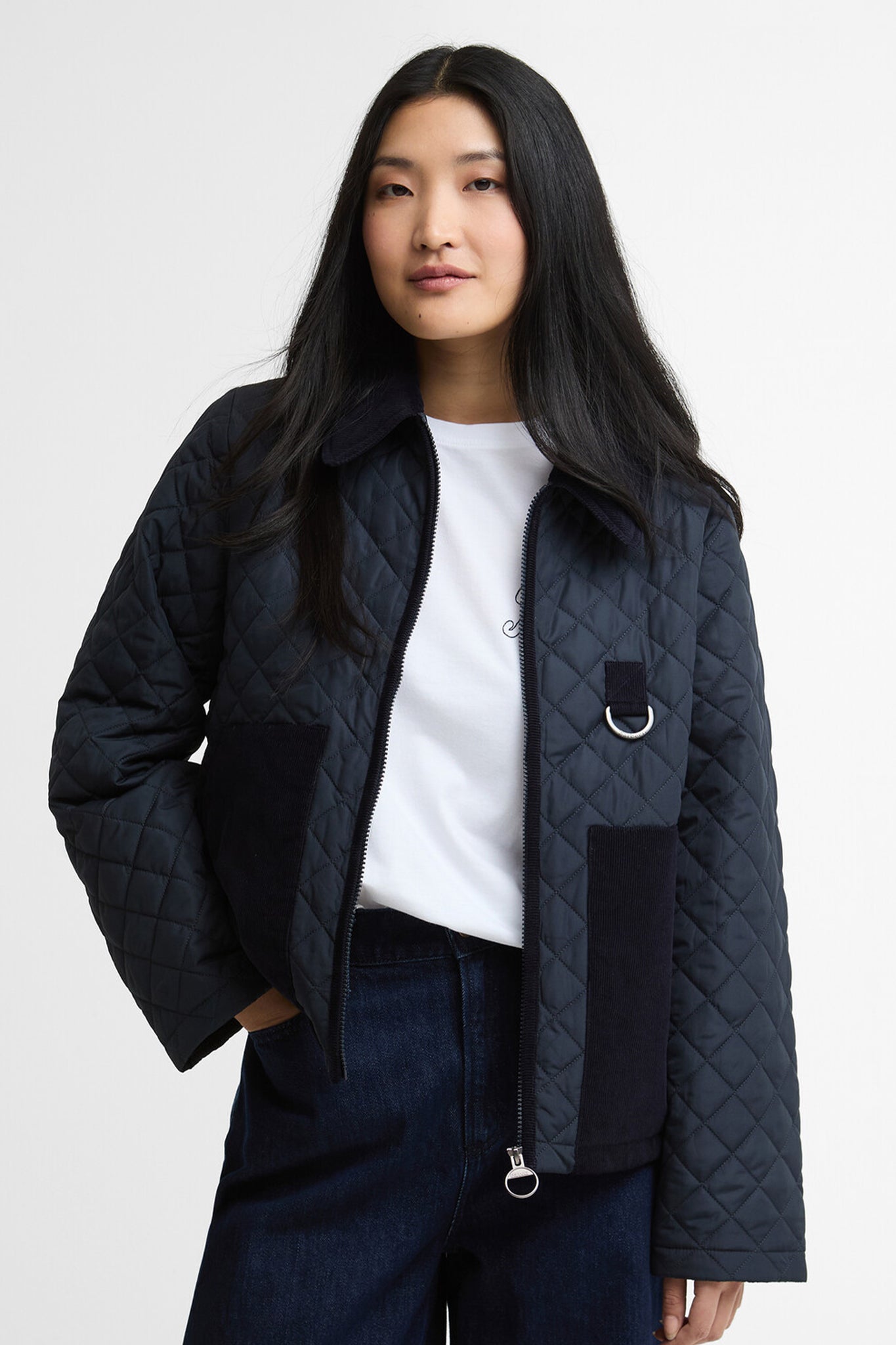 Aylesby Quilted Jacket Dark Navy