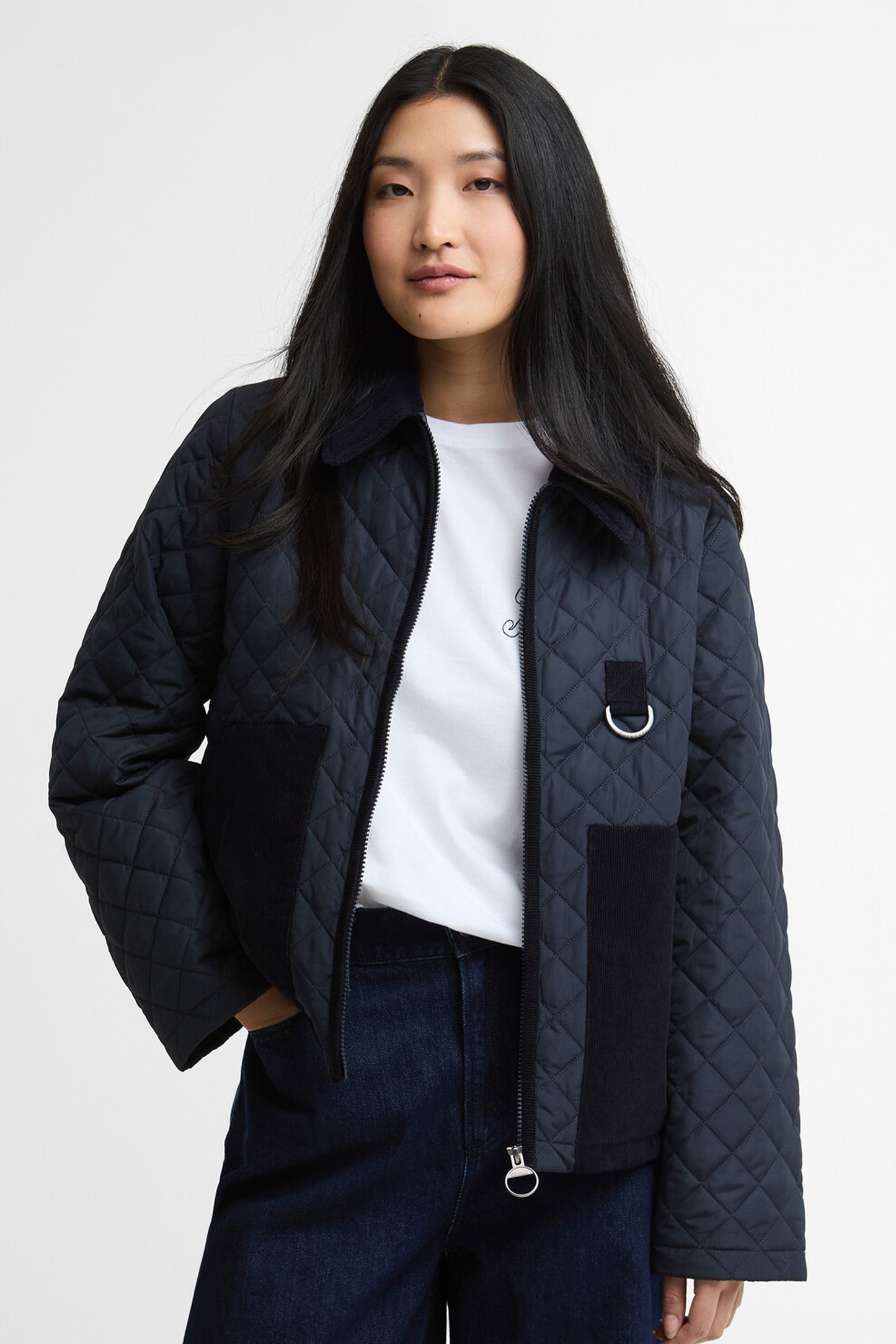 Aylesby Quilted Jacket Dark Navy