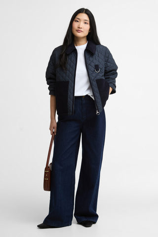 Aylesby Quilted Jacket Dark Navy
