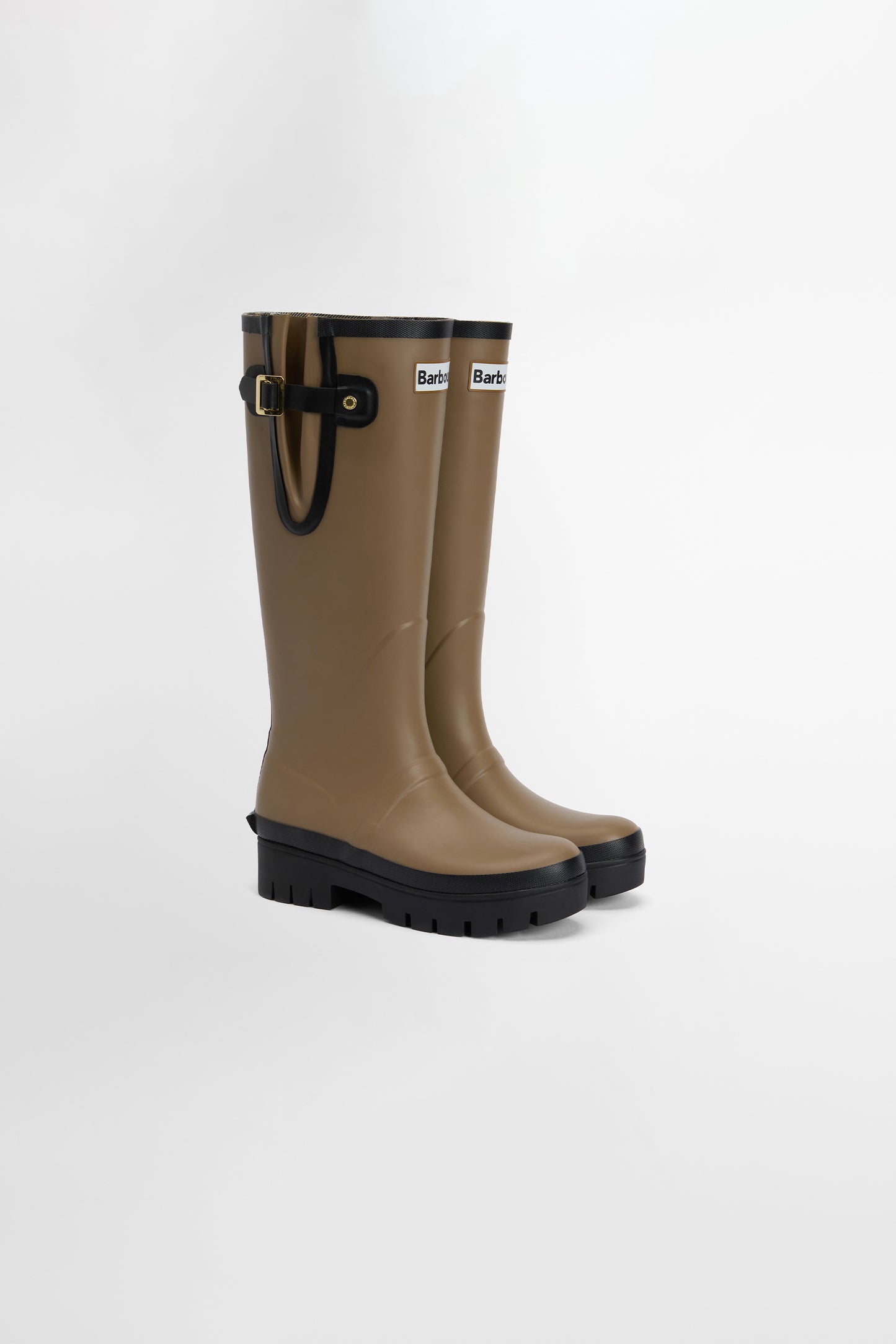 Leighton Tall Welly Military Brown/Black