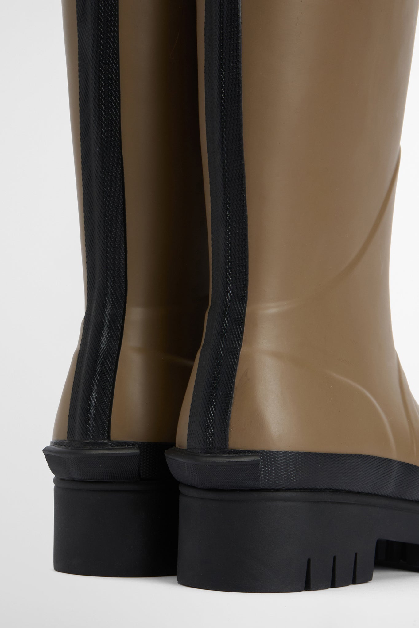 Leighton Tall Welly Military Brown/Black