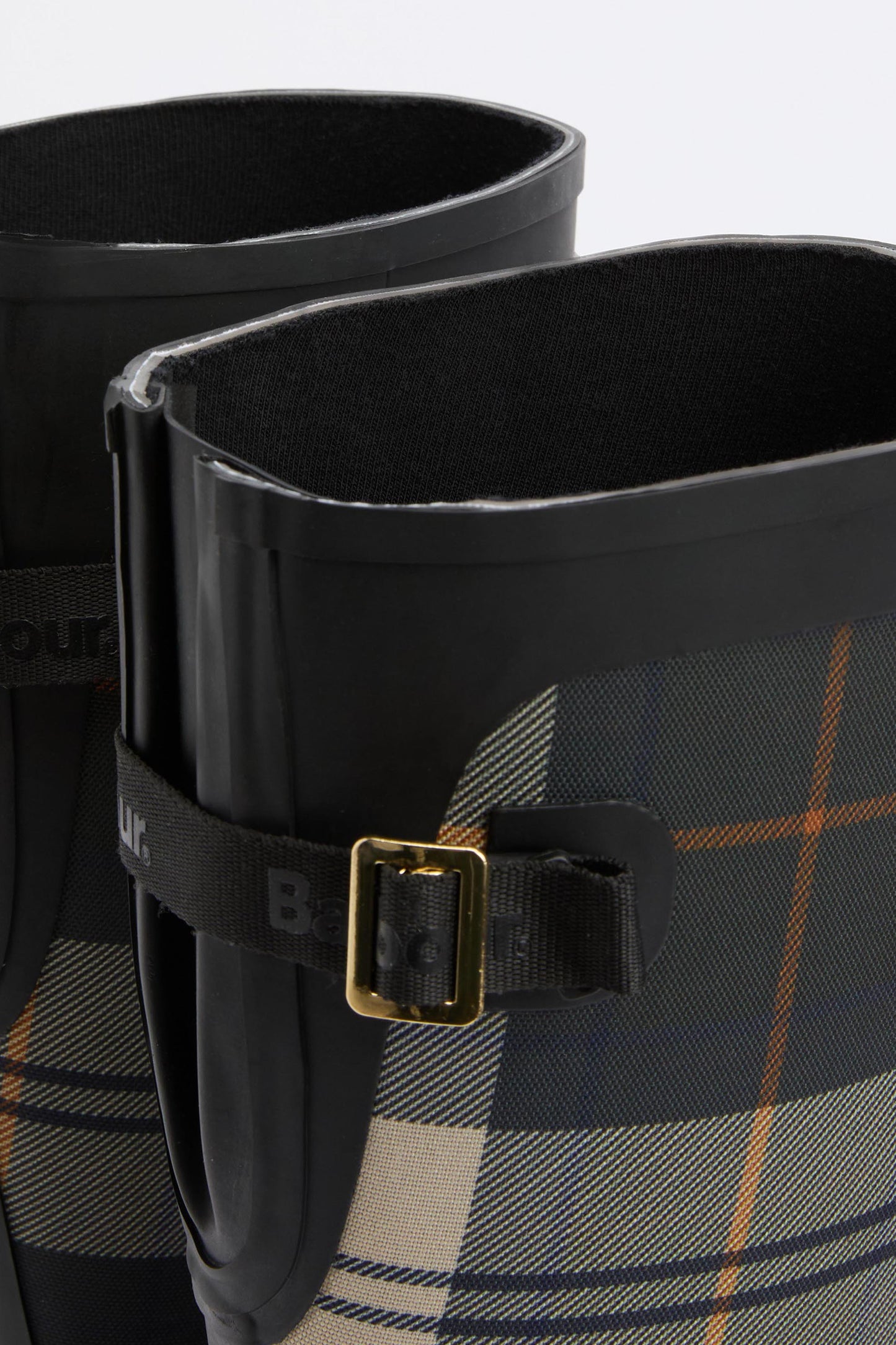 Dena Tall Welly Black/Ancient Tartan