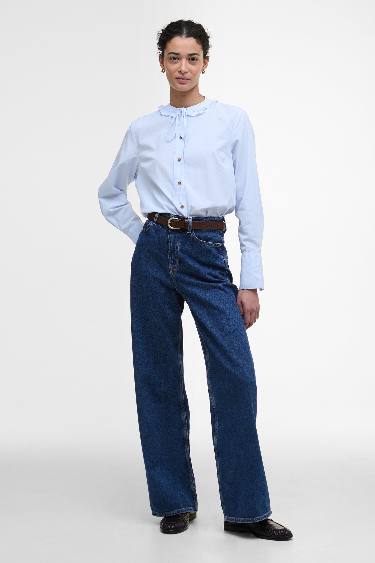 Cecelia Shirt Ice Blue Stripe