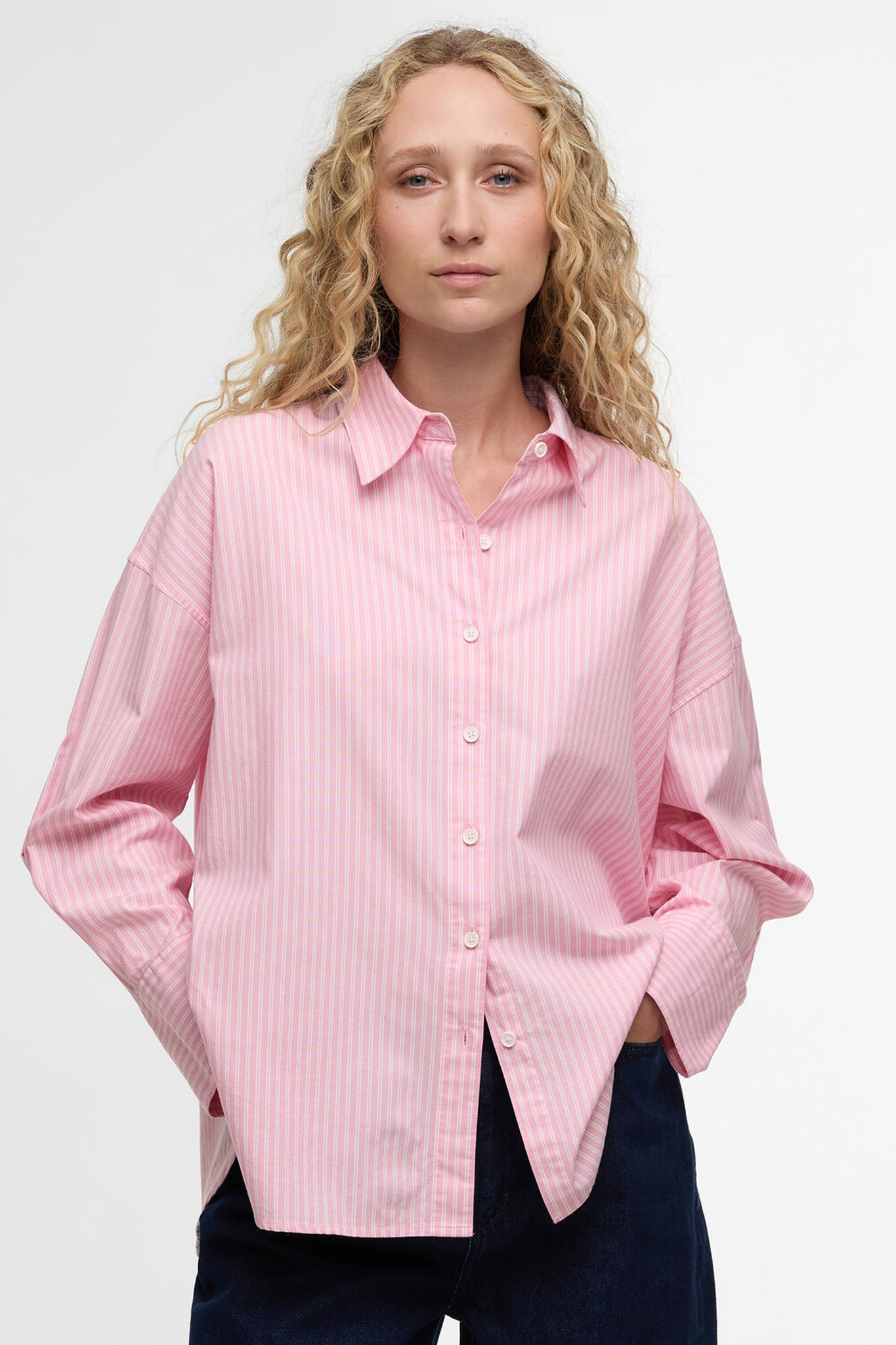 Rosie Shirt Cherry Blossom Stripe
