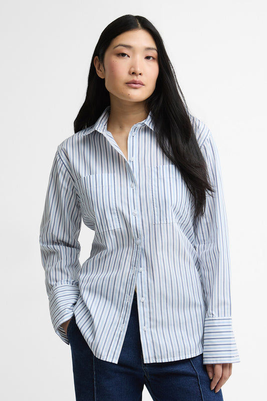 Fawley Shirt Celestial Blue/Folkstone Stripe