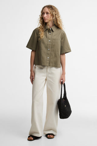 Aylesby Shirt Dusky Green