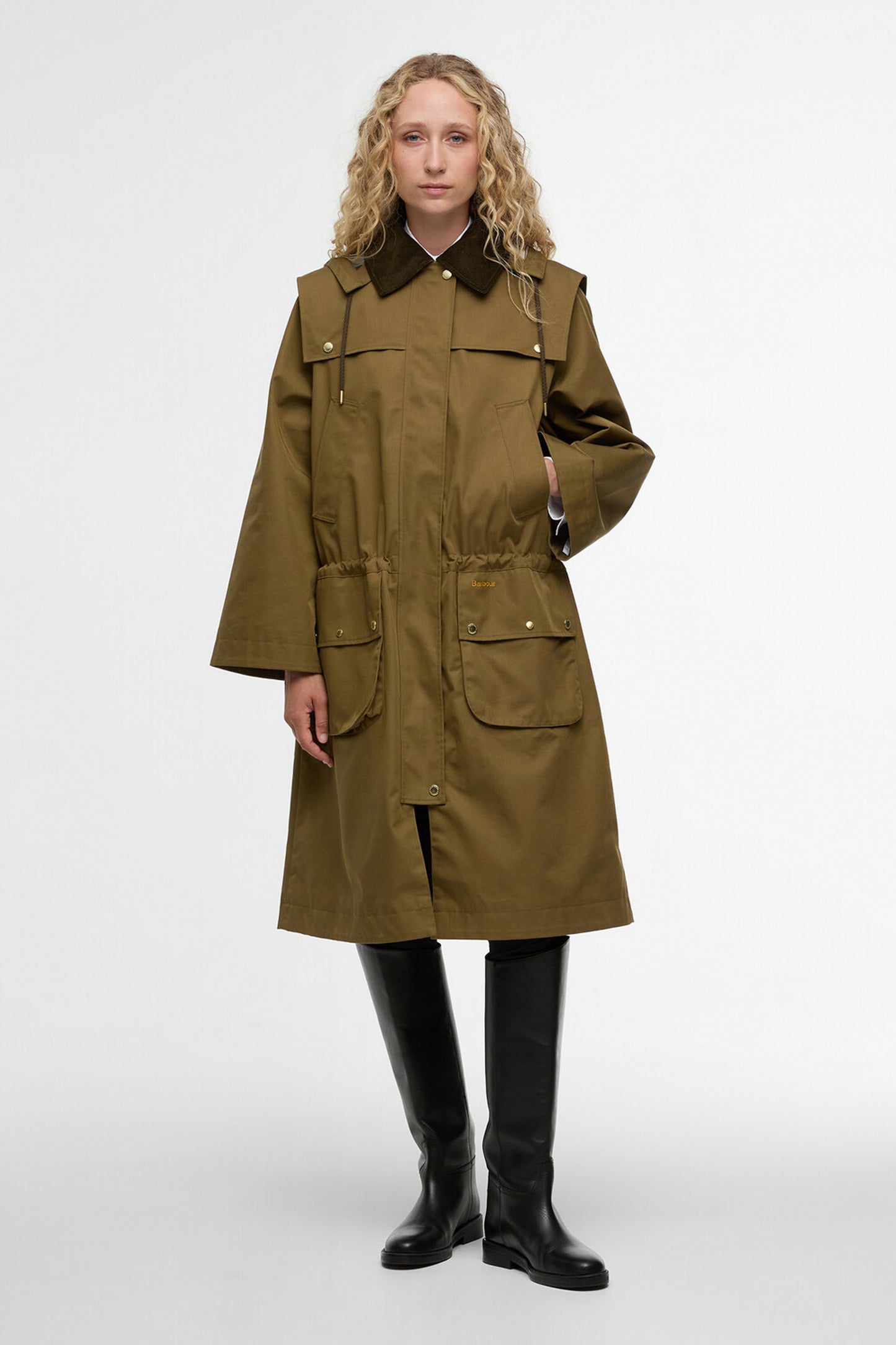 Bilsdale Showerproof Jacket Golden Olive/Ancient Tartan