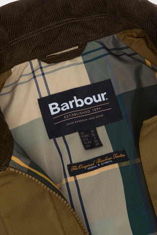 Bilsdale Showerproof Jacket Golden Olive/Ancient Tartan