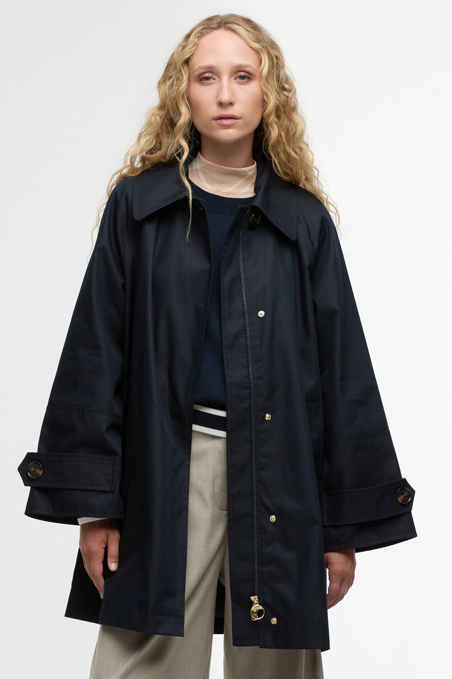 Kennedy Showerproof Jacket Dark Navy/Ancient Poplar