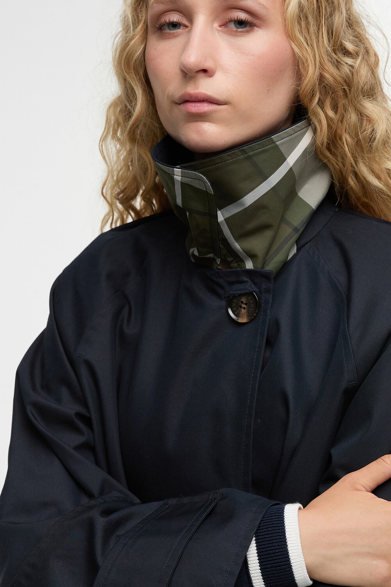 Kennedy Showerproof Jacket Dark Navy/Ancient Poplar