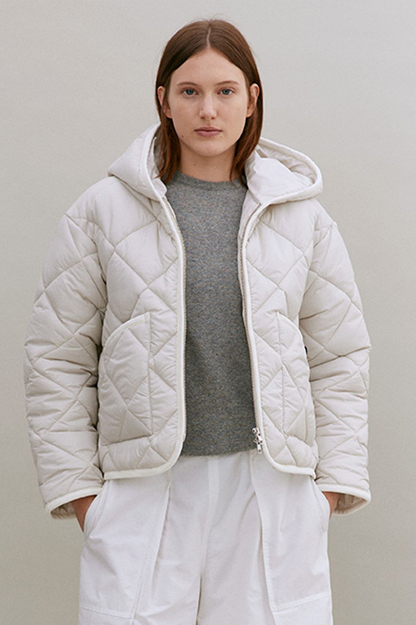 Big Quilt Zipped Craydon Moonbeam Silver