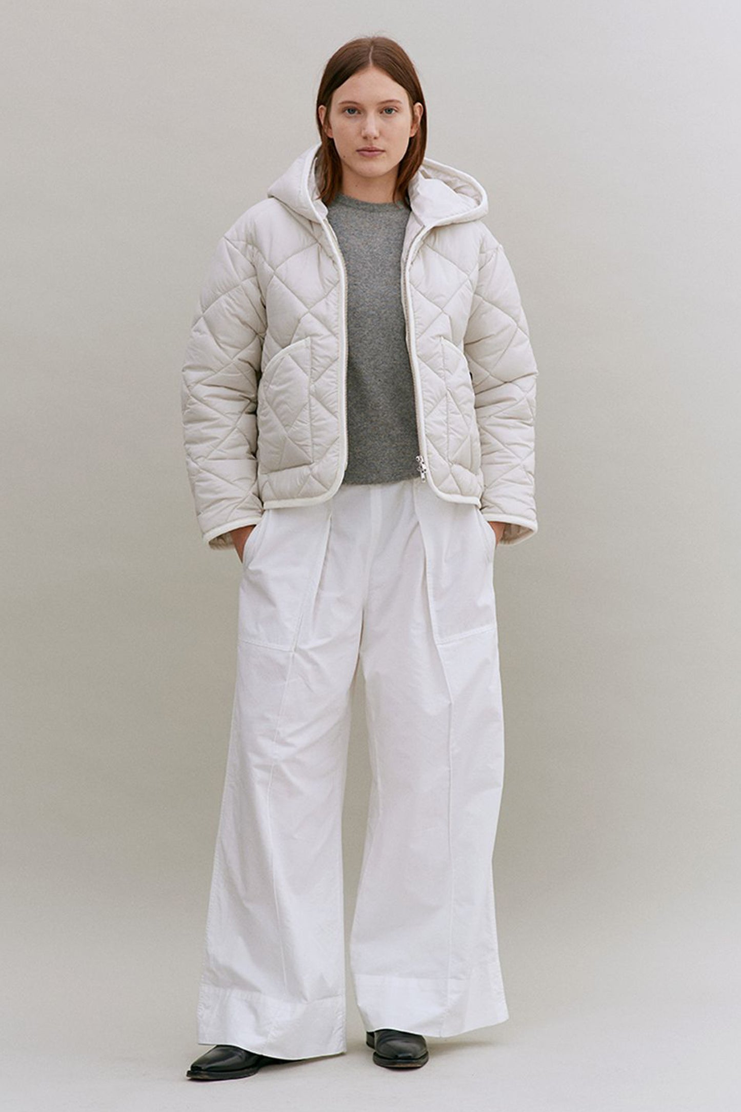 Big Quilt Zipped Craydon Moonbeam Silver